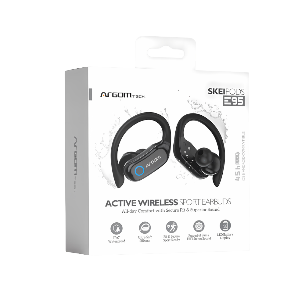 AUDIFONOS SKEIPODS E95 NEGRO
