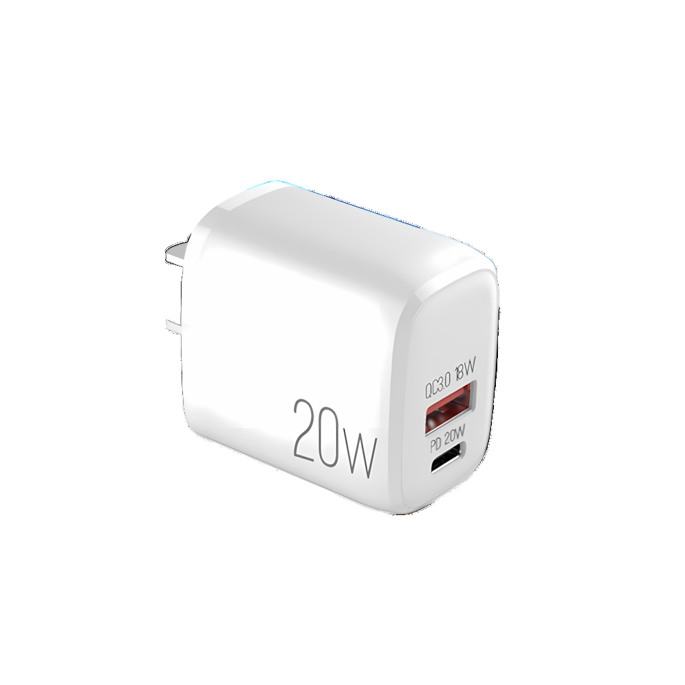 CARGADOR DUAL TIPO C - USB PARA PARED