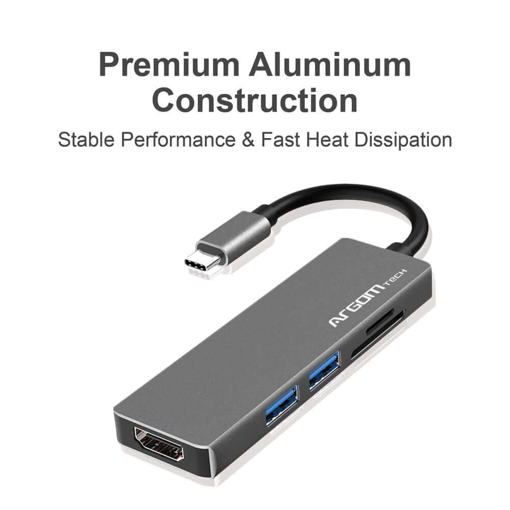 ADAPTADOR 5 EN 1 TIPO C HUB ONEAXESS