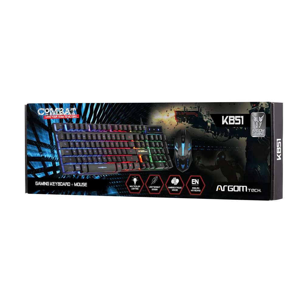 Set De Teclado Y Mouse Combat