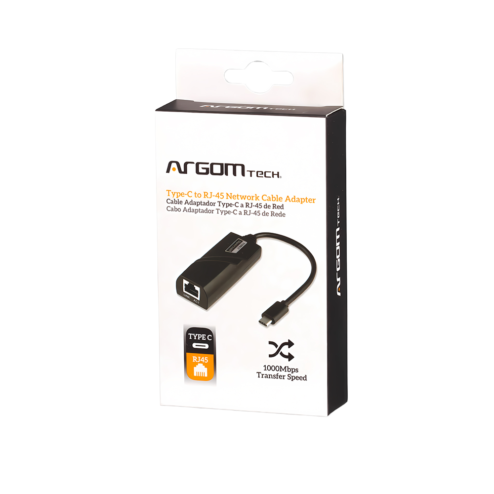 CABLE ADAPTADOR TIPO C A GB RJ45 15 CM