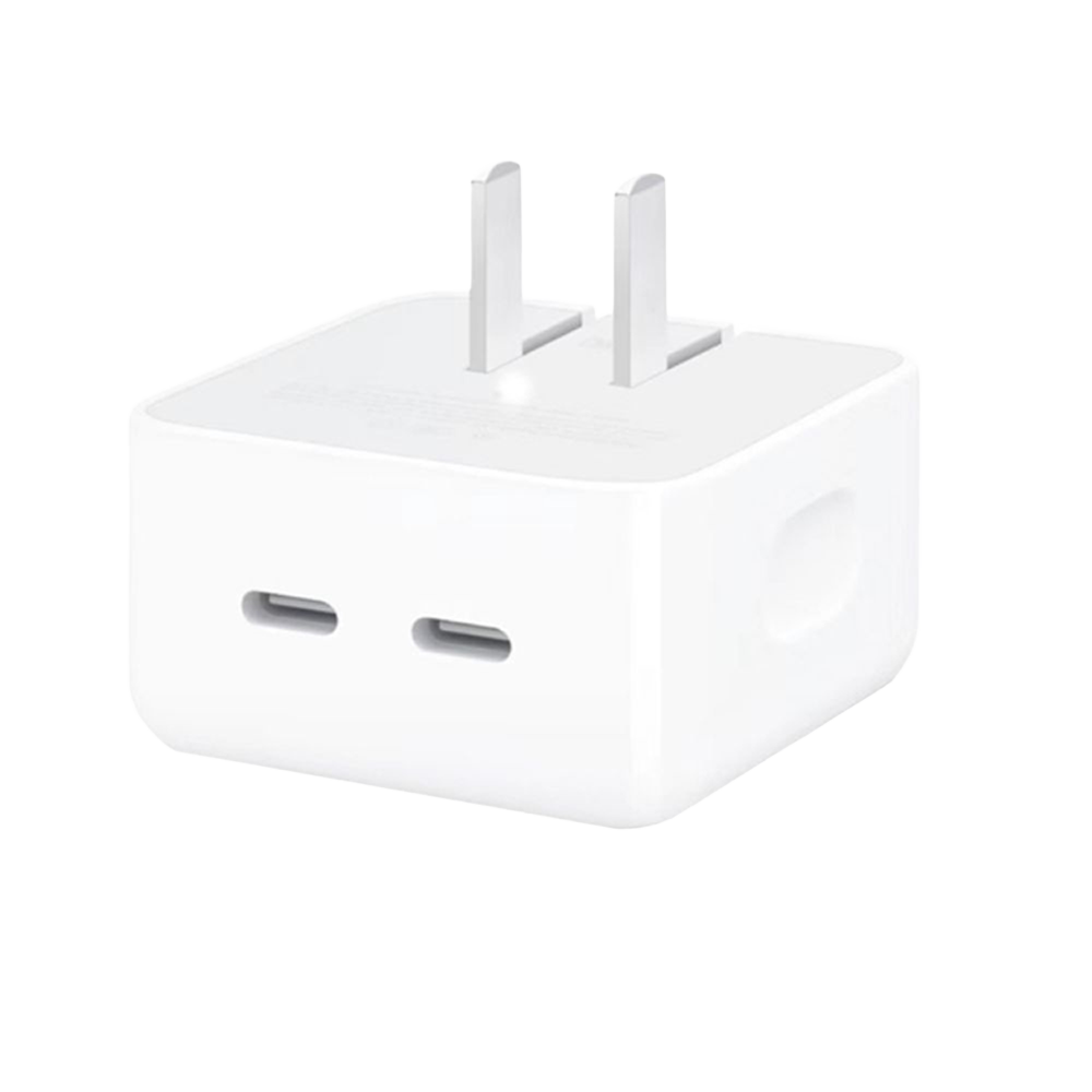 Cargador USB-C Dual 35W Para Apple + Cable USB-C