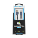 Cable 6A Tipo USB-C 66w 1 Mts 