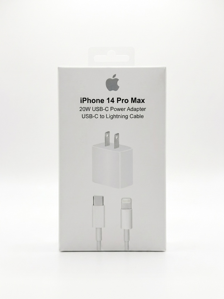 Cargador Para Apple De 20w + Cable USB-C a Lightning