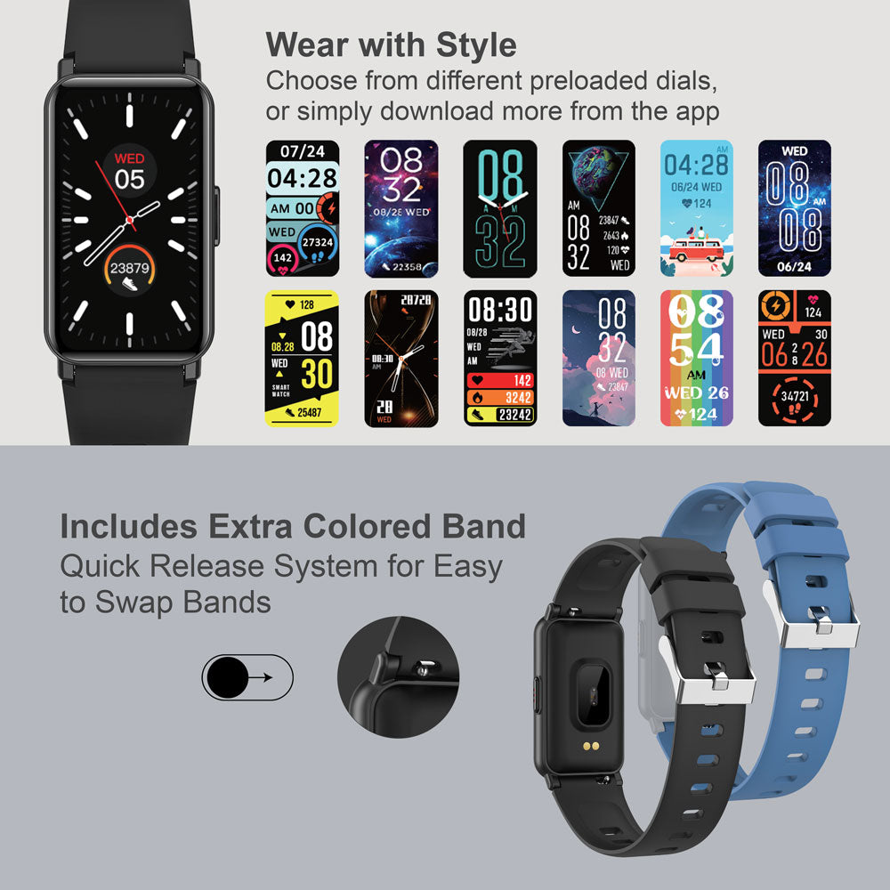SMART WATCH ARGOM SKEIWATCH B20 NEGRO