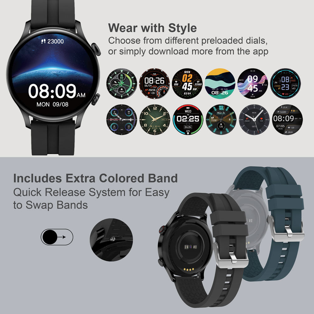 SMART WATCH ARGOM SKEIWATCH C60 NEGRO