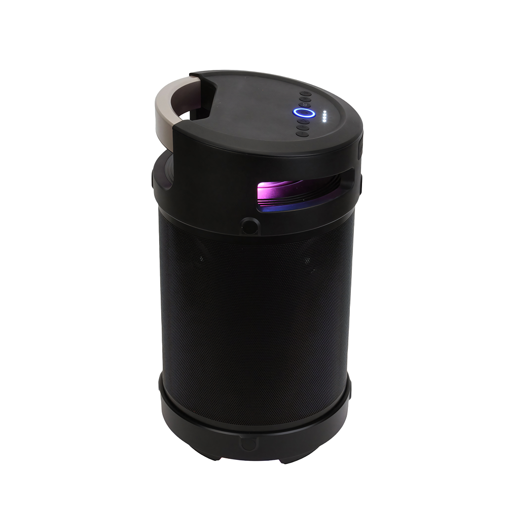PARLANTE AMBIENCE 360 CON LUZ LED NEGRO