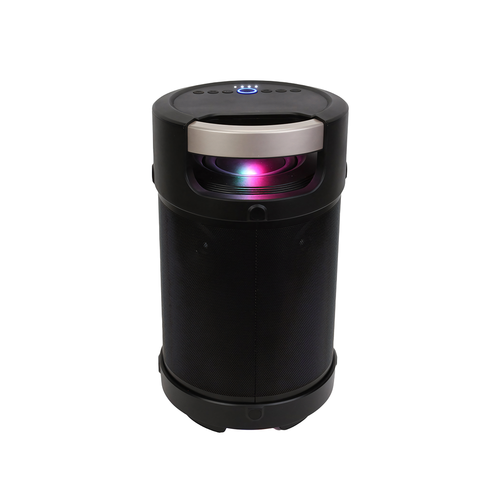 PARLANTE AMBIENCE 360 CON LUZ LED NEGRO