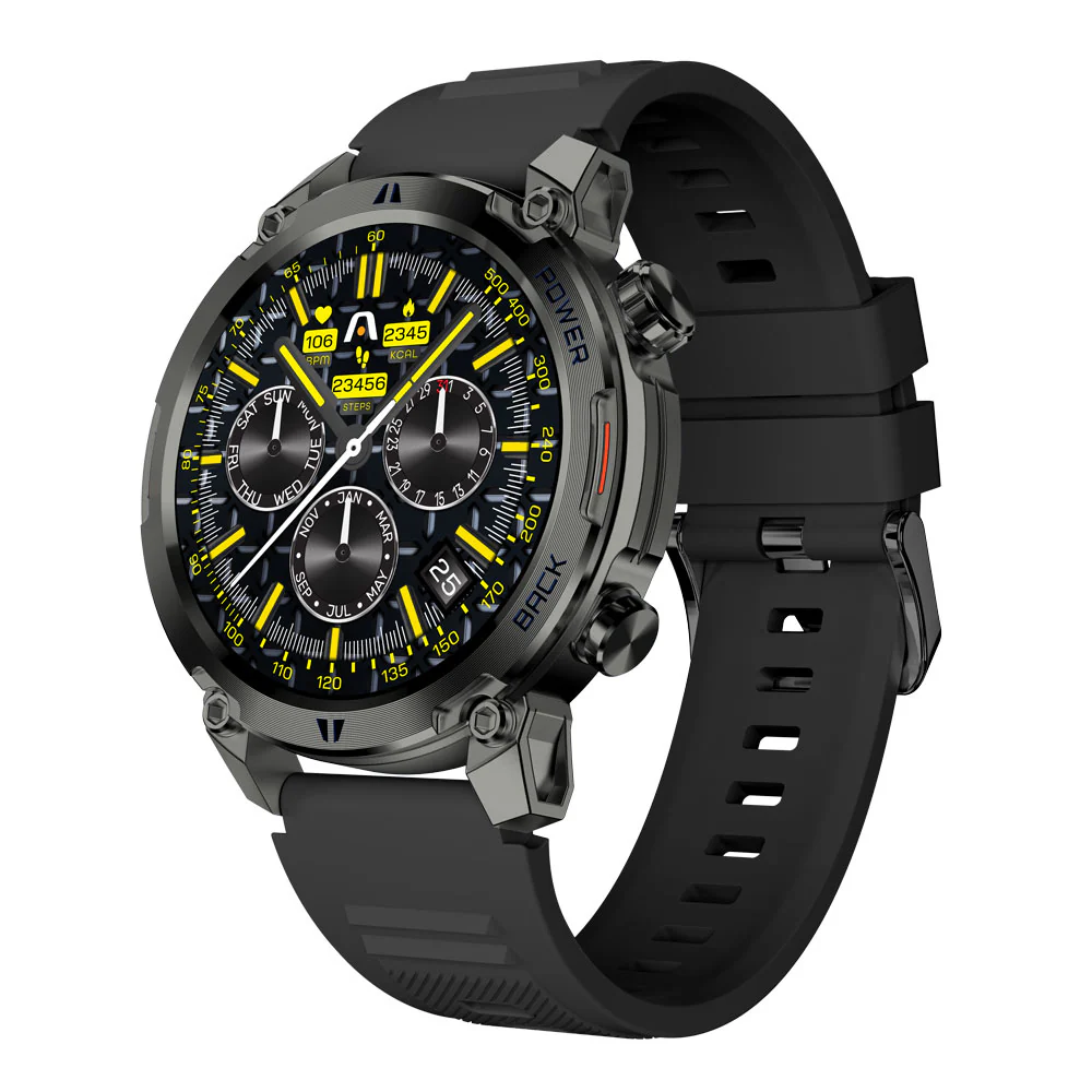 SMARTWATCH SKEIWATCH C70 - BLACK ALUMINUM CASE