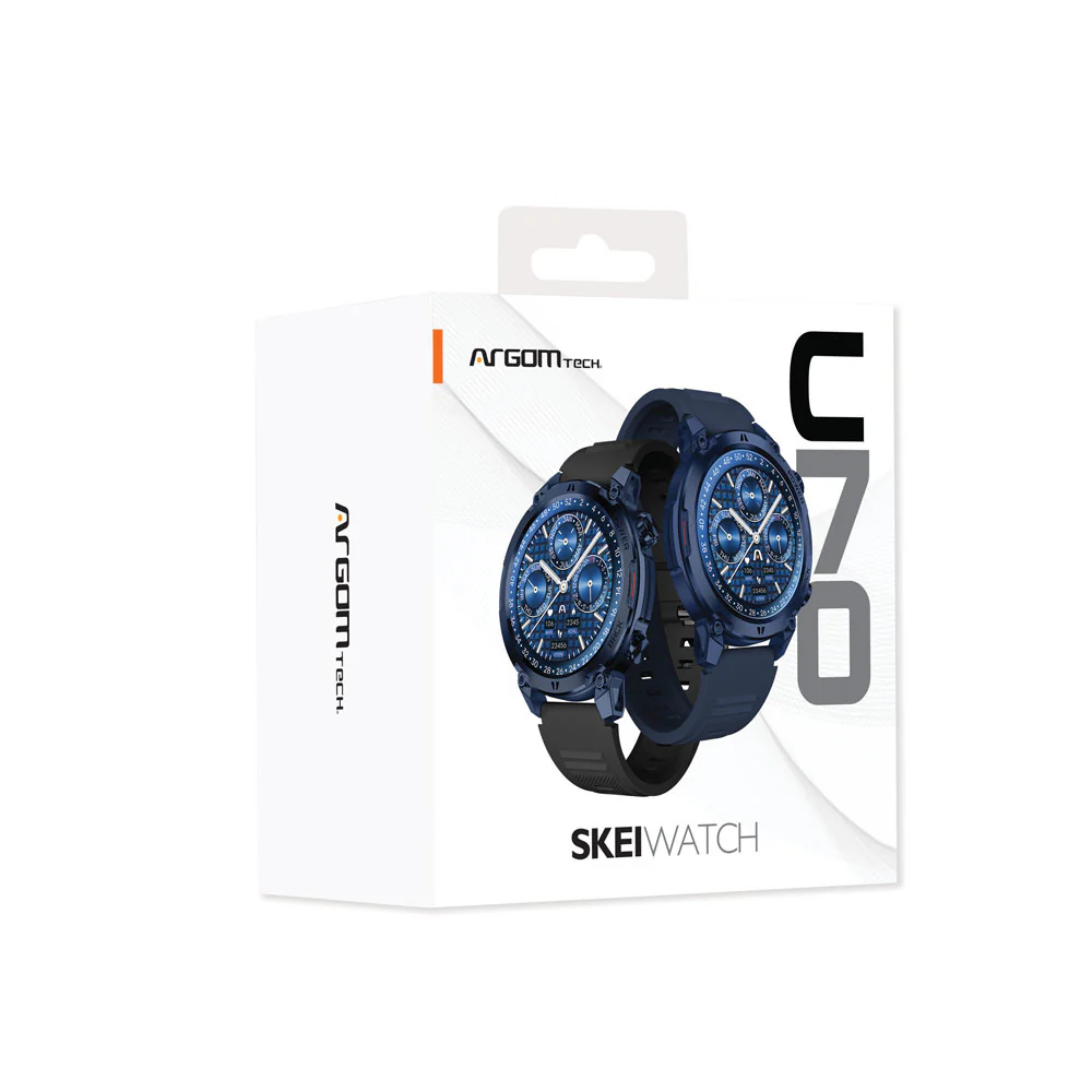 SMARTWATCH SKEIWATCH C70 - BLACK ALUMINUM CASE
