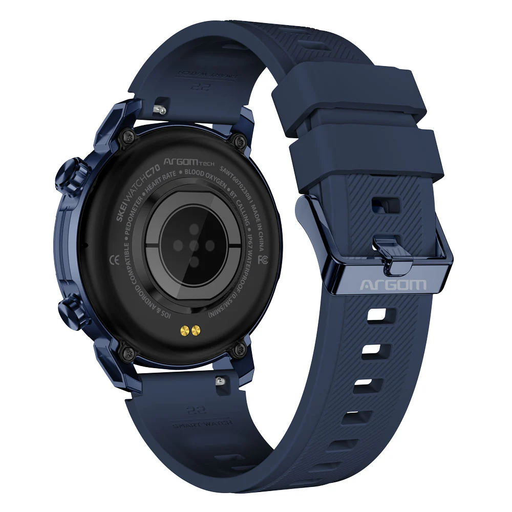 SMARTWATCH SKEIWATCH C70 - BLACK ALUMINUM CASE