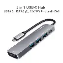 ADAPTADOR 5 EN 1 TIPO-C HUB ONEAXESS