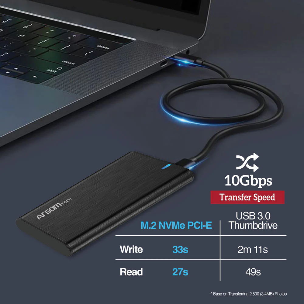 CAJA SSD M.2 NVME PCI-E TIPO C