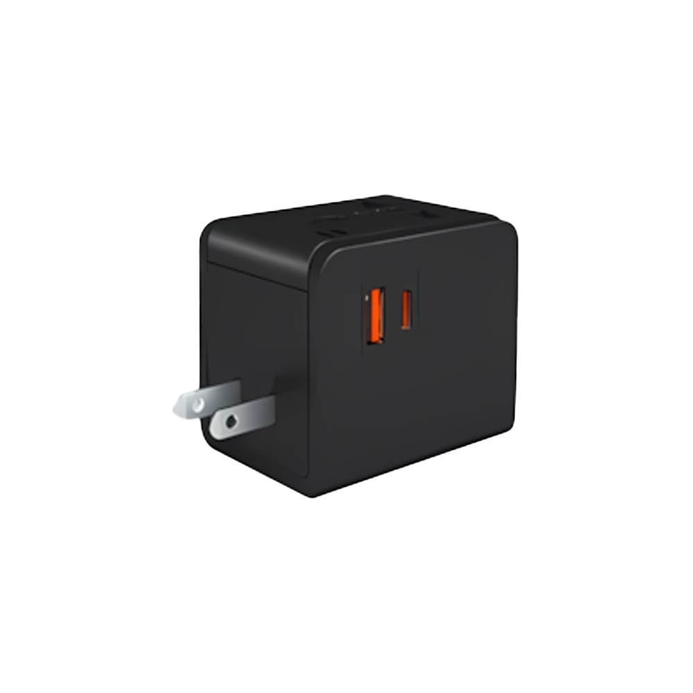 ADAPTADOR DE VIAJE UNIVERSAL CON CARGA RÁPIDA