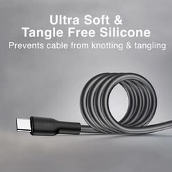CABLE DURA FLEX 65W TIPO-C A TIPO-C 1.8M
