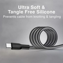 CABLE DURA FLEX 65W TIPO-C A TIPO-C 1.8M