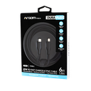 CABLE DURA FLEX 65W TIPO-C A TIPO-C 1.8M