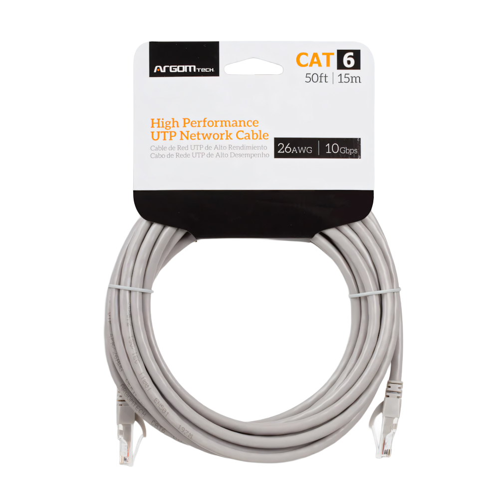 CABLE DE RED CAT6 GRIS 15M