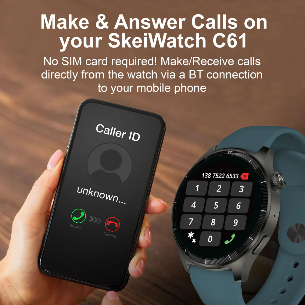 SMARTWATCH SKEIWATCH C61 NEGRO