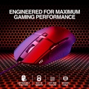 MOUSE GAMER COMBAT MS46 USB NEGRO