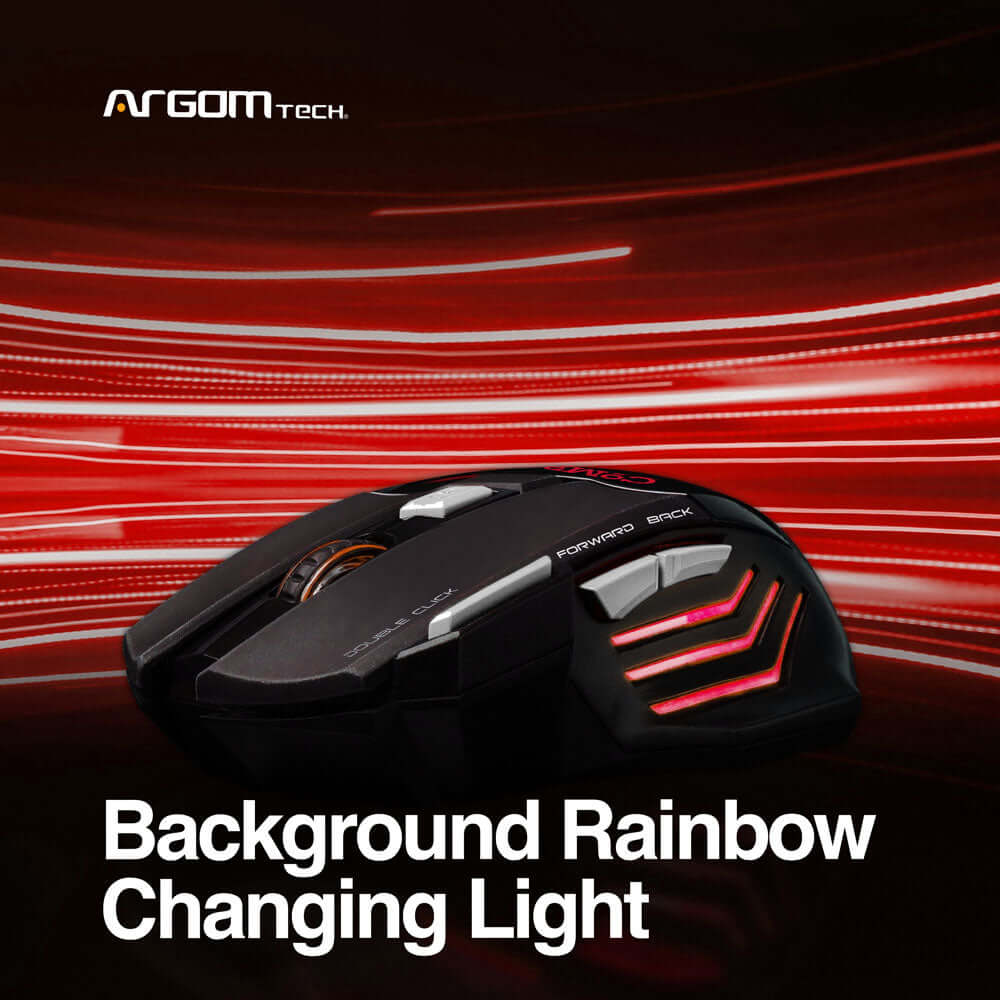 MOUSE GAMER COMBAT MS42 USB NEGRO