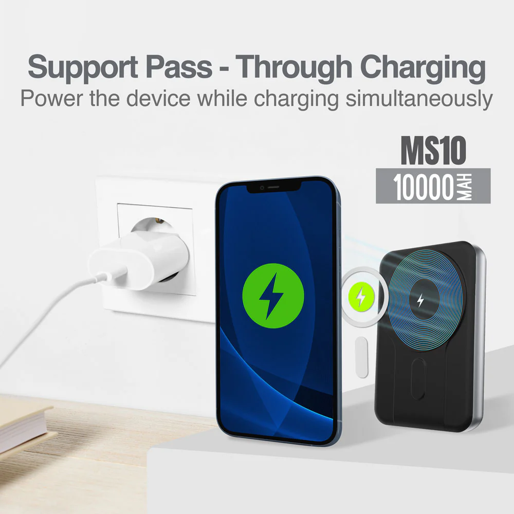 BATAREÍA EXTERNA MAGNÉTICA MS10 10000MAH