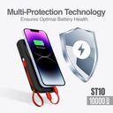 BATERÍA EXTERNA MAGNÉTICA 3 EN 1 ST10 DE 10 000 MAH