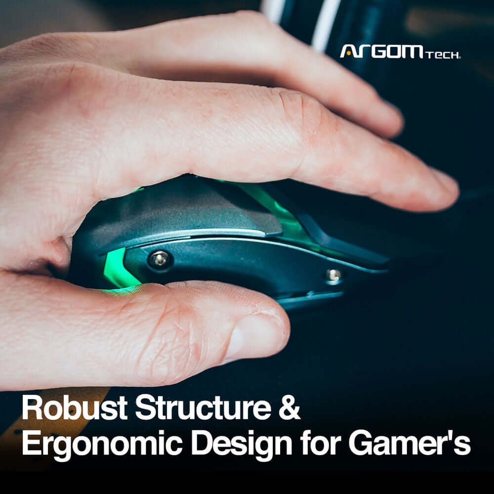 MOUSE GAMER COMBAT MS40 USB 6 BOTONES