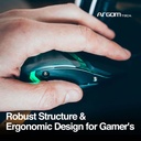 MOUSE GAMER COMBAT MS40 USB 6 BOTONES