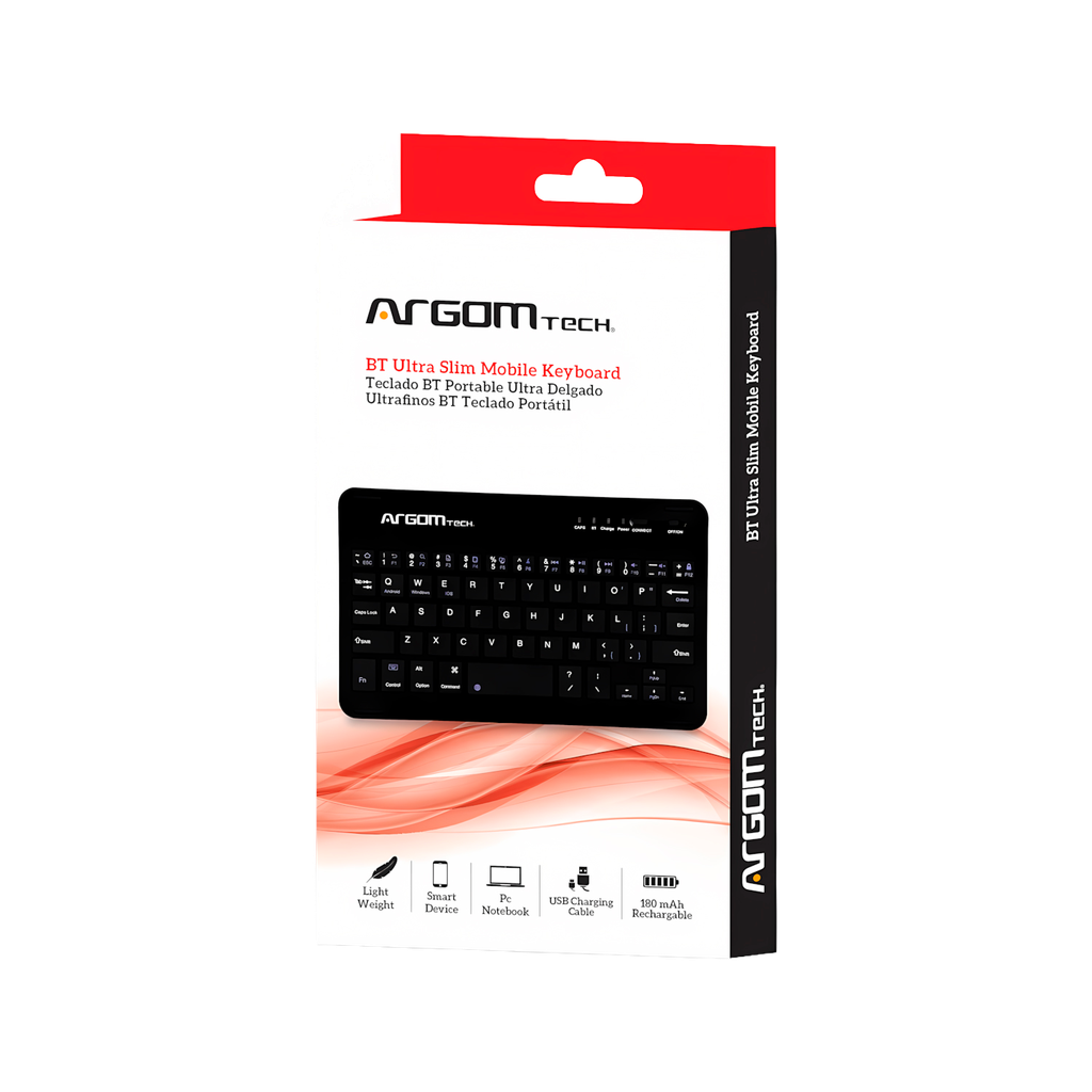 TECLADO BT PORTABLE ULTRA DELGADO