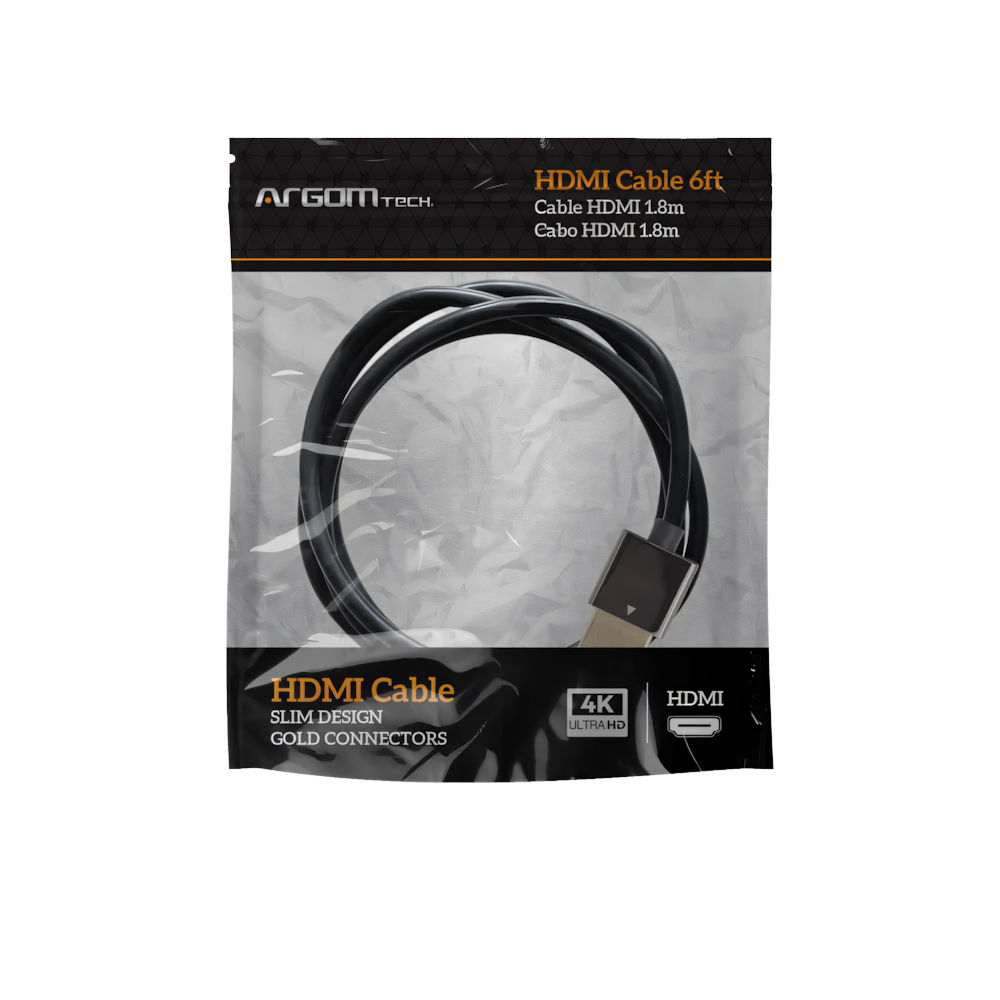 CABLE HDMI A HDMI DELGADO M/M 1.8 M