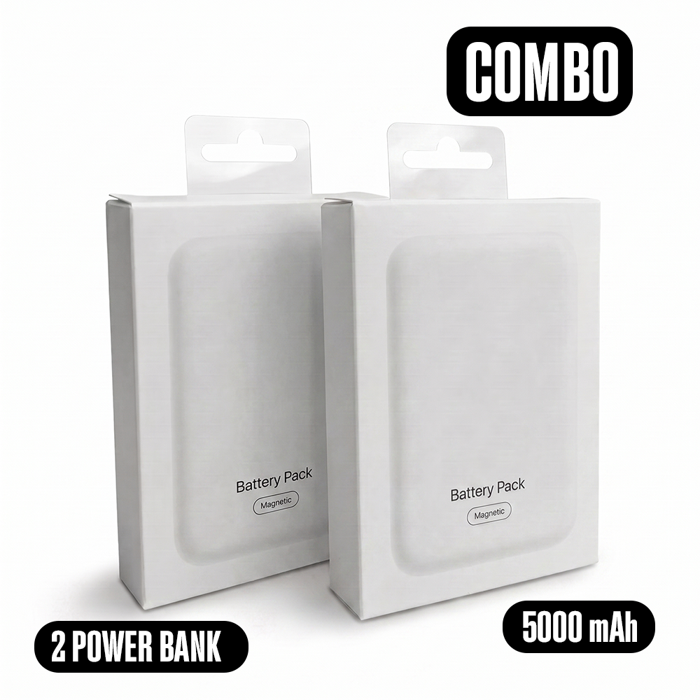 Pack Power Bank 5000 mAh iPhone (2 Unidades)