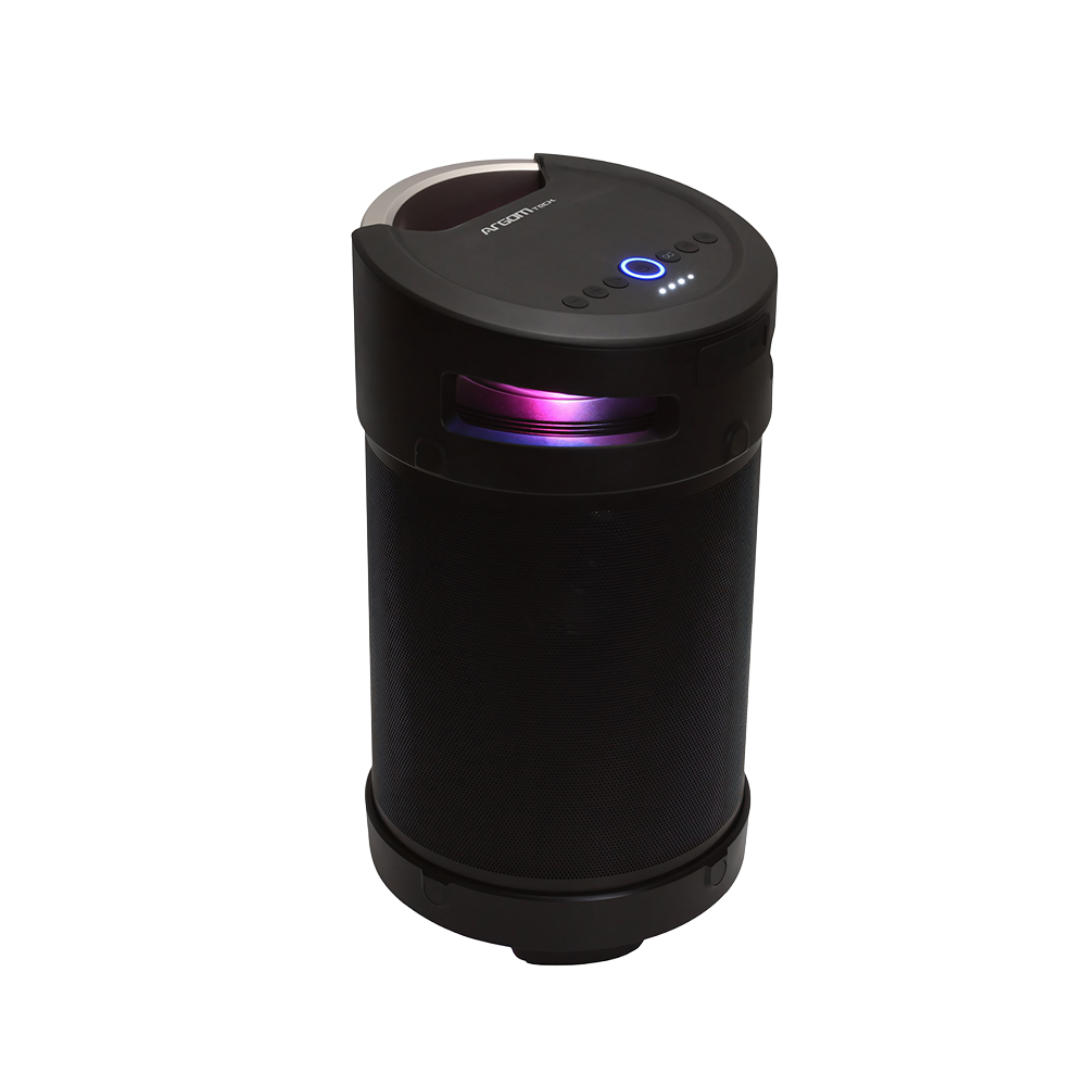 PARLANTE AMBIENCE 360 CON LUZ LED NEGRO