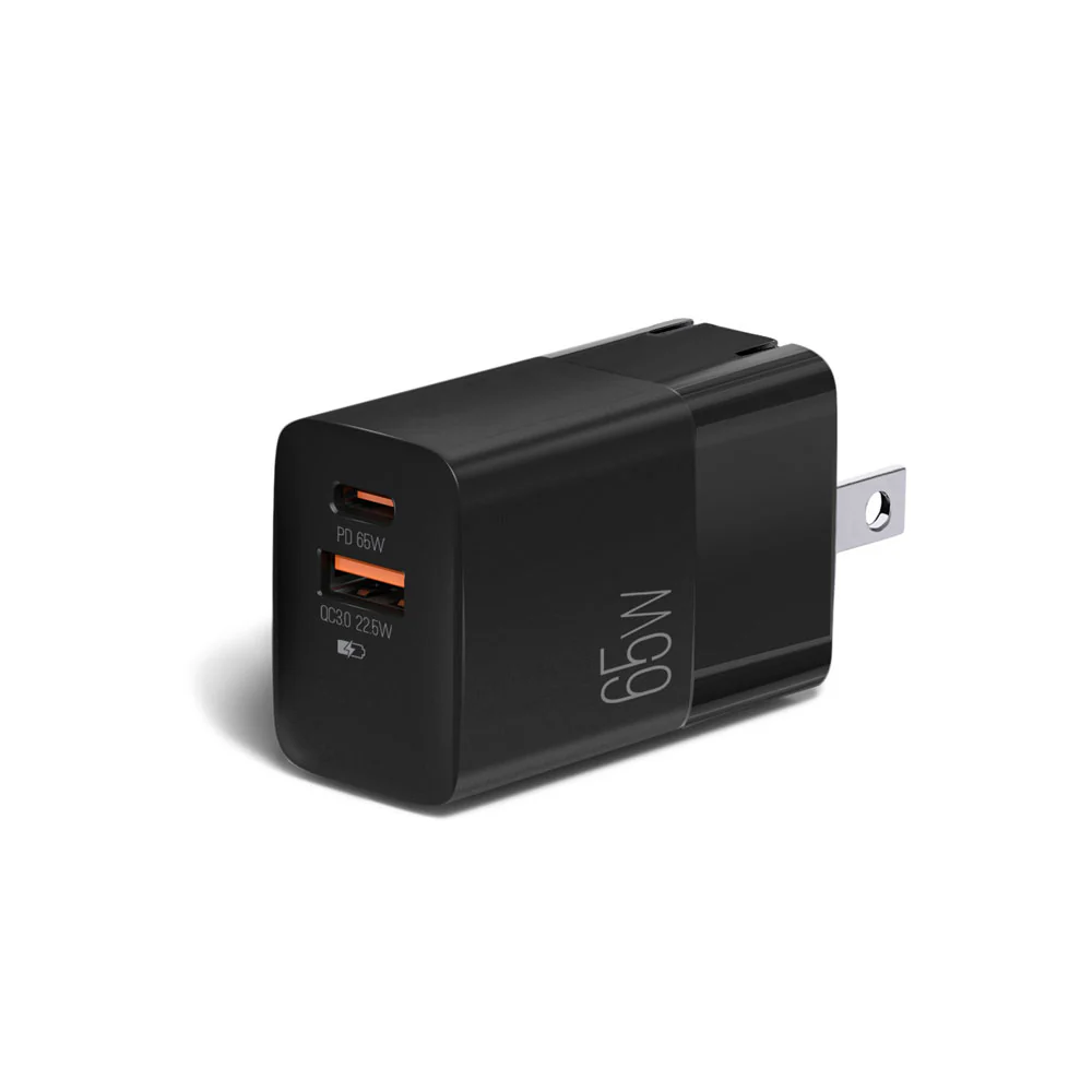 CARGADOR DUAL TIPO C - USB VOLTA P7 CARGA RAPIDA 65W 