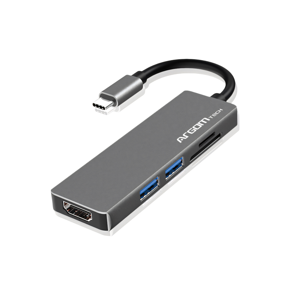 Adaptador 5 En 1 Tipo C Hub Oneaxess