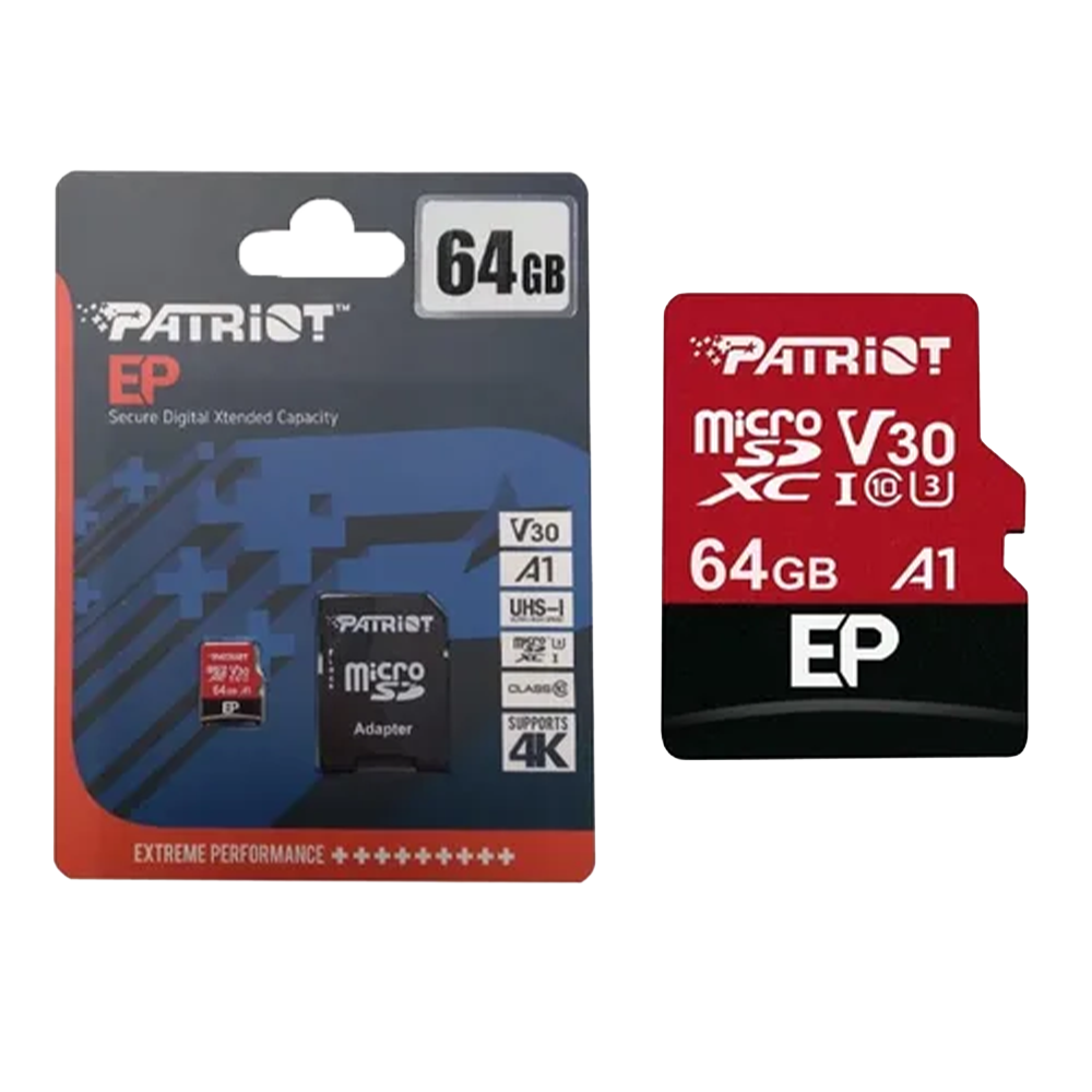 MEMORIA MICRO SD PATRIOT EP V30 A1 64GB