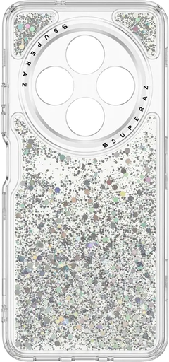 [SUPER-U30-RM14CSL] U30 Case 360 Hojuelas Brillantes (Plateado)