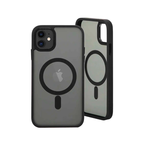 [iFAN-IP82-iPH13PMBK] IP82 Case Ahumado Con Magsafe (Negro, iPhone 13 Pro Max)