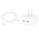 Cargador USB-C Dual 35W Para Apple + Cable USB-C