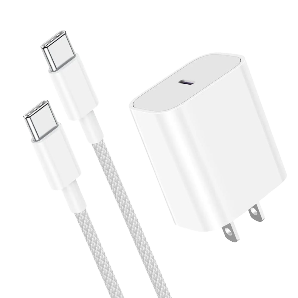 Cargador USB-C 35W Para Apple + Cable Trenzado USB-C