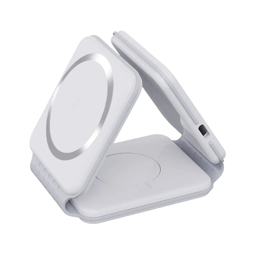 [GEN-AC-0006W] Cargador 3 en 1 Plegable (Blanco)
