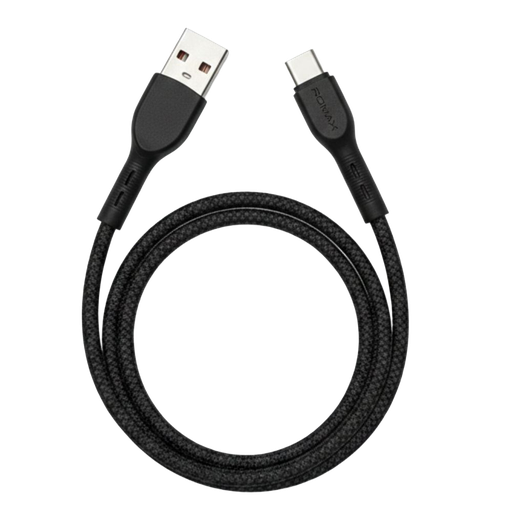 [TCD0322BK] Cable 6A Tipo USB-A a USB-C 60w 1.2 Mts (Negro)