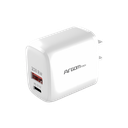 CARGADOR DUAL TIPO C - USB PARA PARED