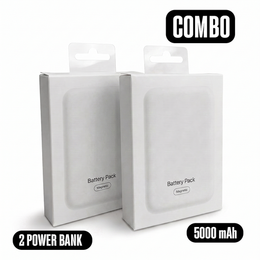 [GEN-KIT-0003] Pack Power Bank 5000 mAh iPhone (2 Unidades)