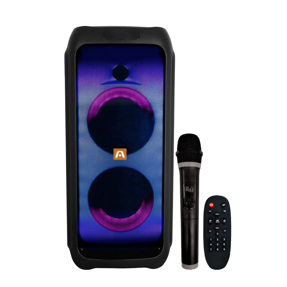 [ARG-SP-4065BK] Parlante Rave 65 Con Luz Led Tws