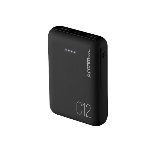 Batería Externa C12 Ultra Compacto 12000 mAh