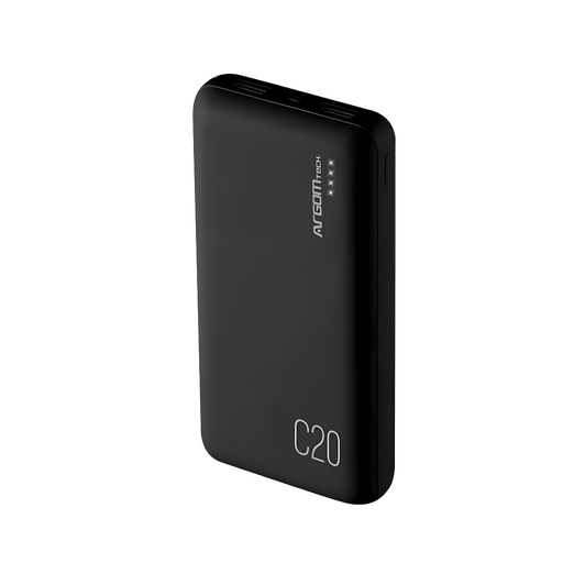 [ARG-PB-1145BK] Batería Externa C20 - 20,000 Mah