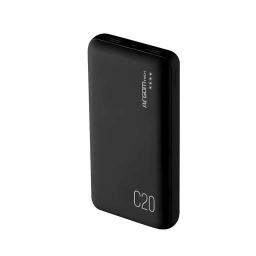 [ARG-PB-1145BK] Batería Externa C20 - 20000 mAh