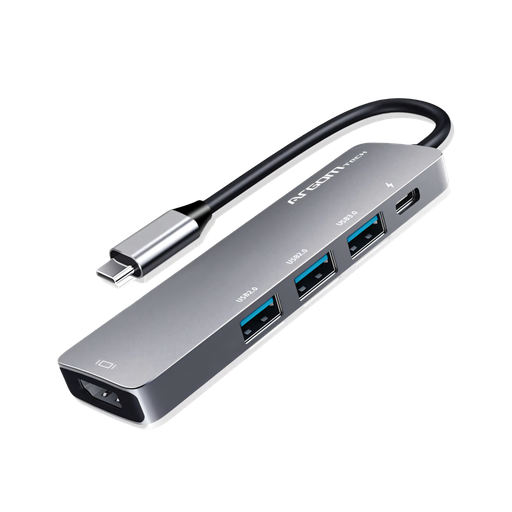 [ARG-UB-0185] Adaptador 5 En 1 Tipo-C Hub Oneaxess