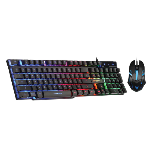 [ARG-KB-2051BK] Set De Teclado Y Mouse Combat